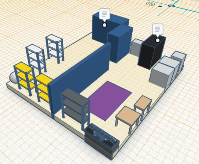 I'm going to credit drawing the basement in Tinkercad with giving me the genius idea to put the trea
